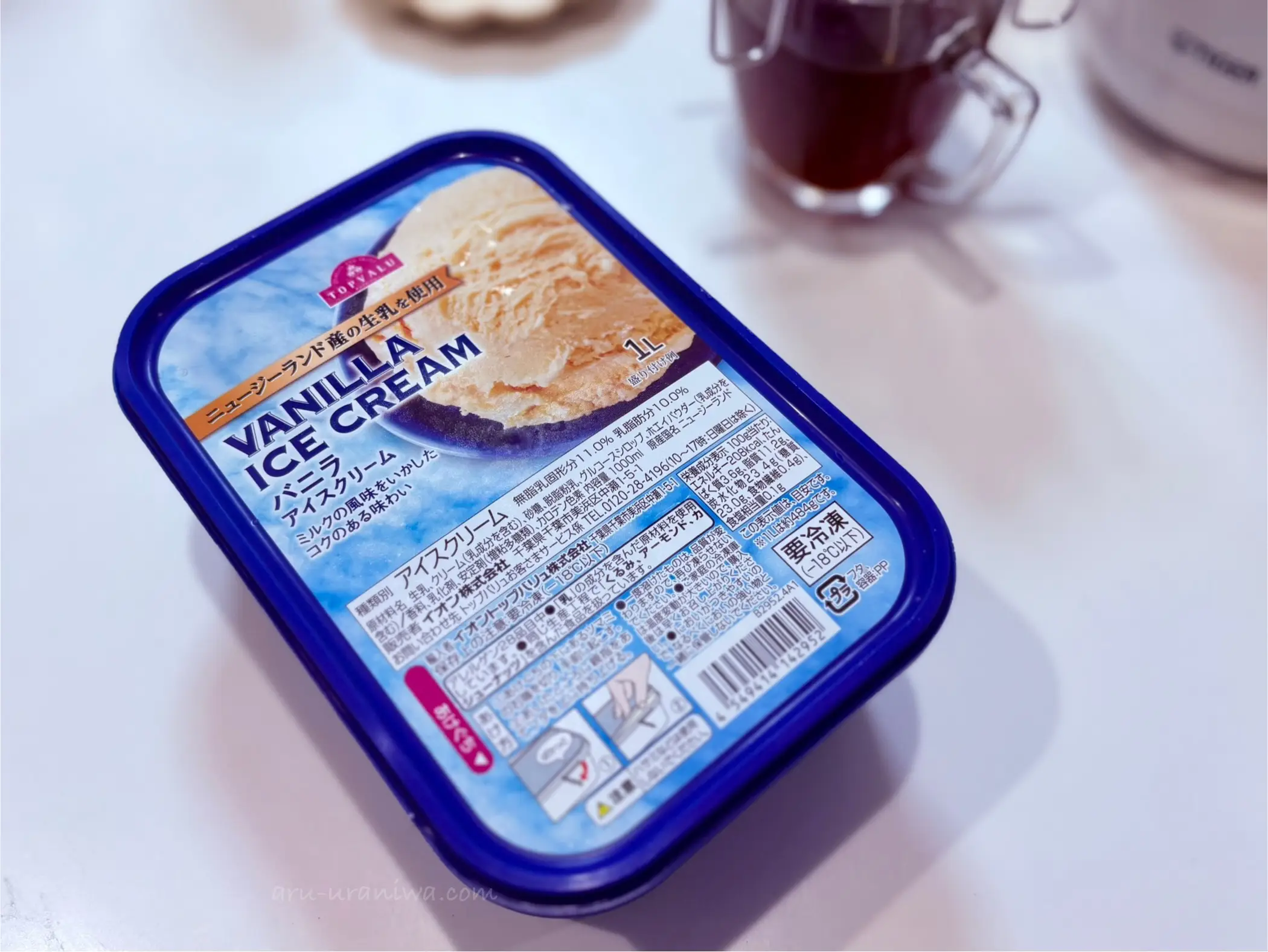 トップバリュ バニラアイスクリーム １L